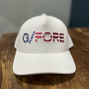G/Fore Golf Hat Snap Back USA Red White Blue G4 Cap G Fore Greyson Rhoback
